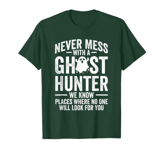 Paranormal EVP Hunting Ghost Hunter Adventures T-Shirt