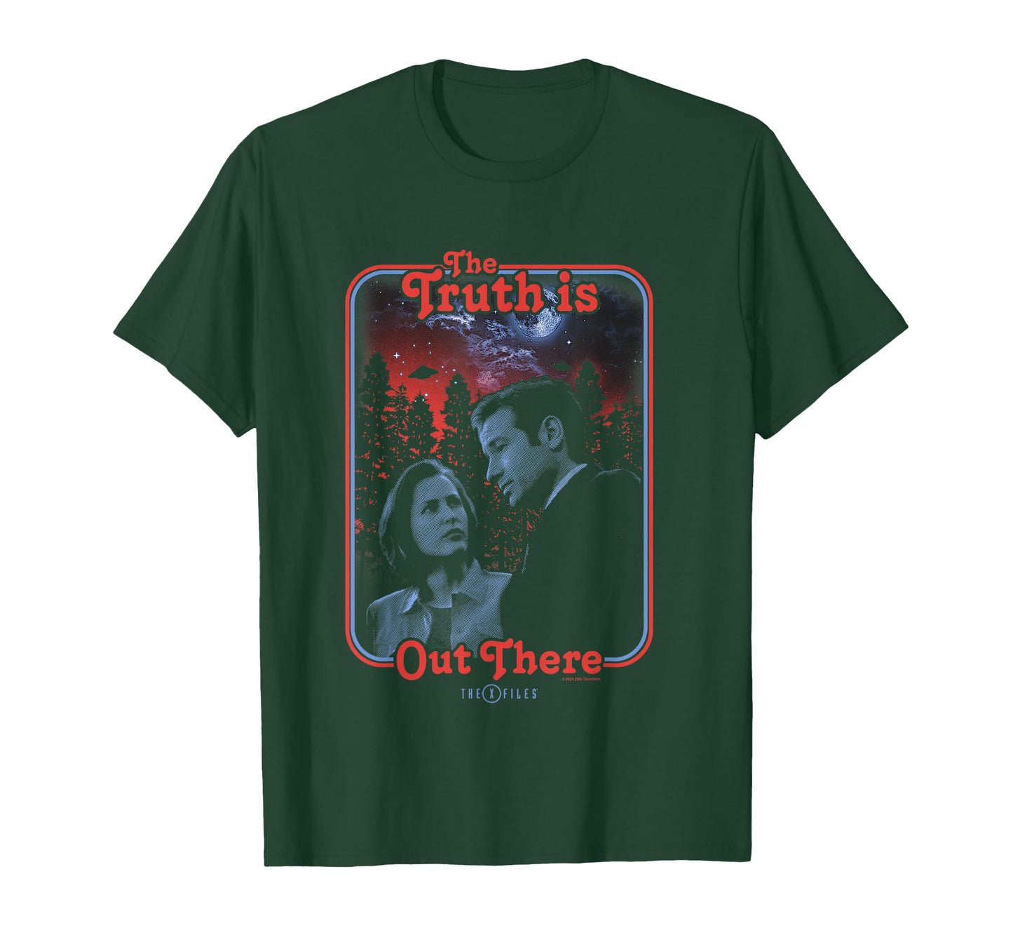 X-Files The Truth Is Out There Iconic Retro Comic Cover Logo T-Shirt