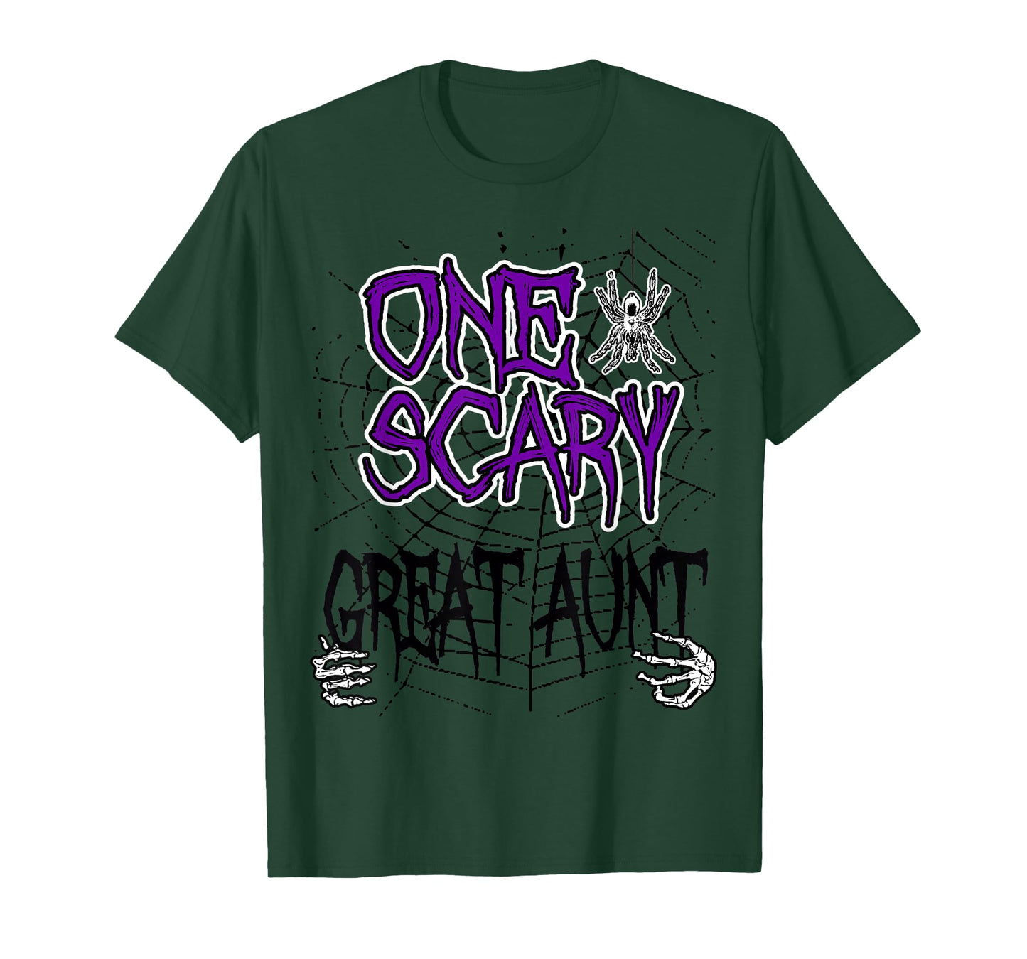 One Scary Great Aunt Matching Family Halloween costume T-Shirt