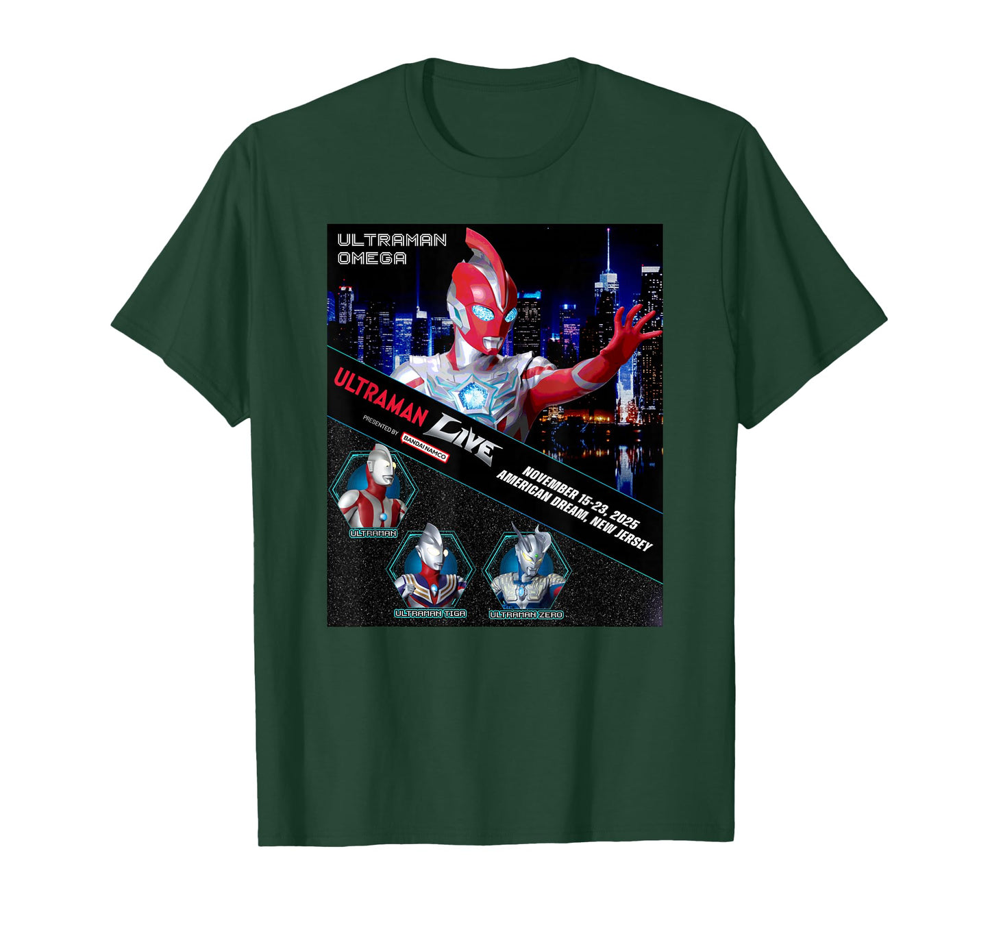 Ultraman Live 2025 T-Shirt - Ultra Heroes T-Shirt
