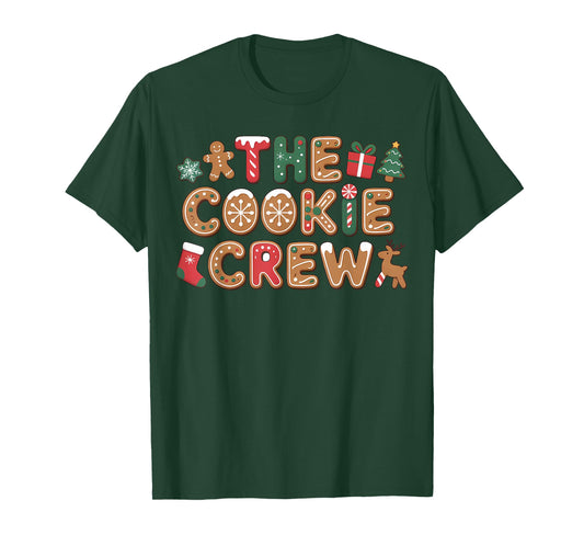 The Cookie Crew Christmas Baking Cookie Lover Kids Women T-Shirt