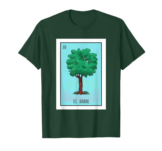 El Arbol The Tree Card Mexican Lottery T-Shirt
