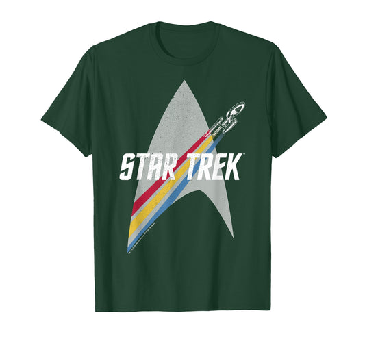Star Trek Retro Rainbow Flight Badge T-Shirt