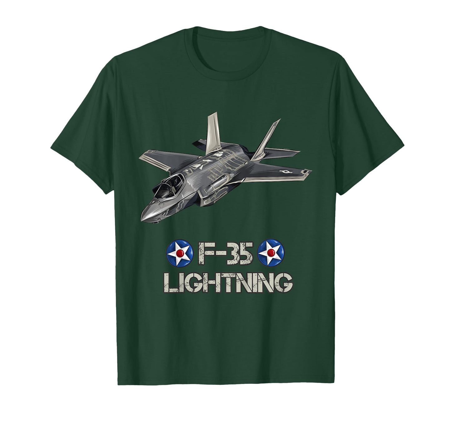 American Aircraft Stealth Fighter F35 lightning T-Shirt