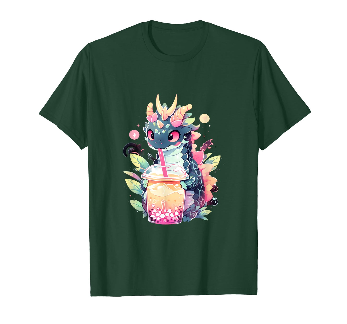 Dragon Boba Tea Bubble Tea Anime Kawaii T-Shirt