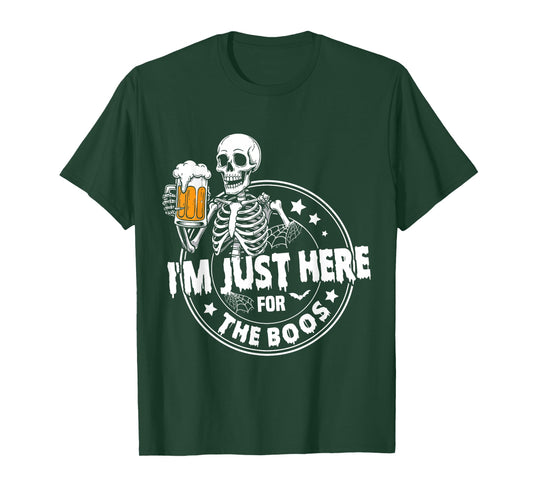 I'm Just Here for The Boos Cute Ghost Halloween Costume T-Shirt