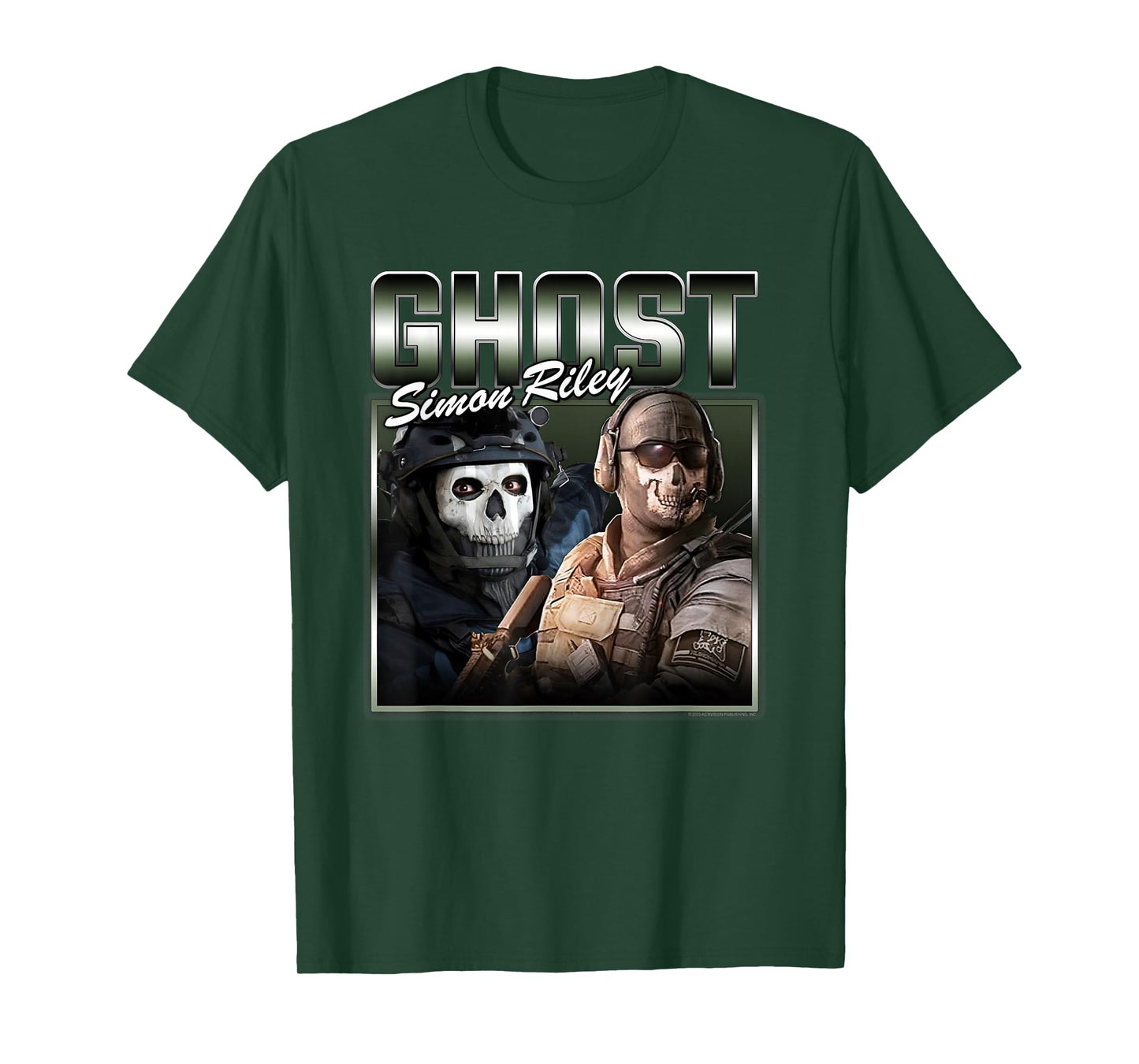 Call of Duty Ghost Simon Riley 90's Collage Video Game T-Shirt