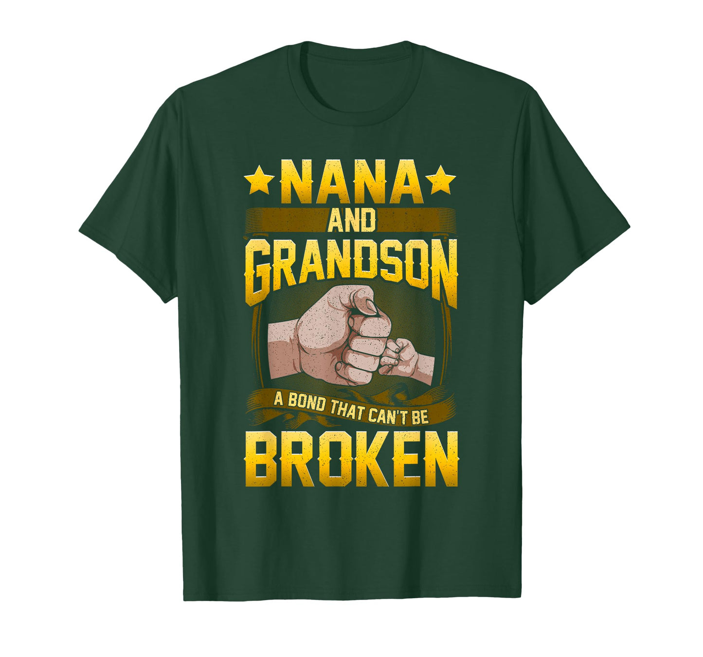 Nana And Grandson A Bond That Can't Be Broken Shirt Gift T-Shirt
