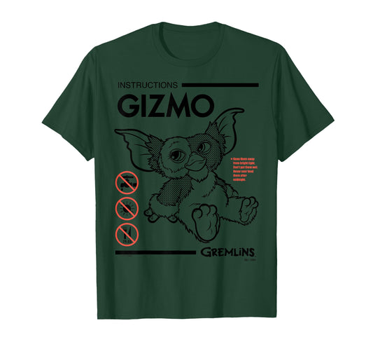 Gremlins - Gizmo Instructions T-Shirt