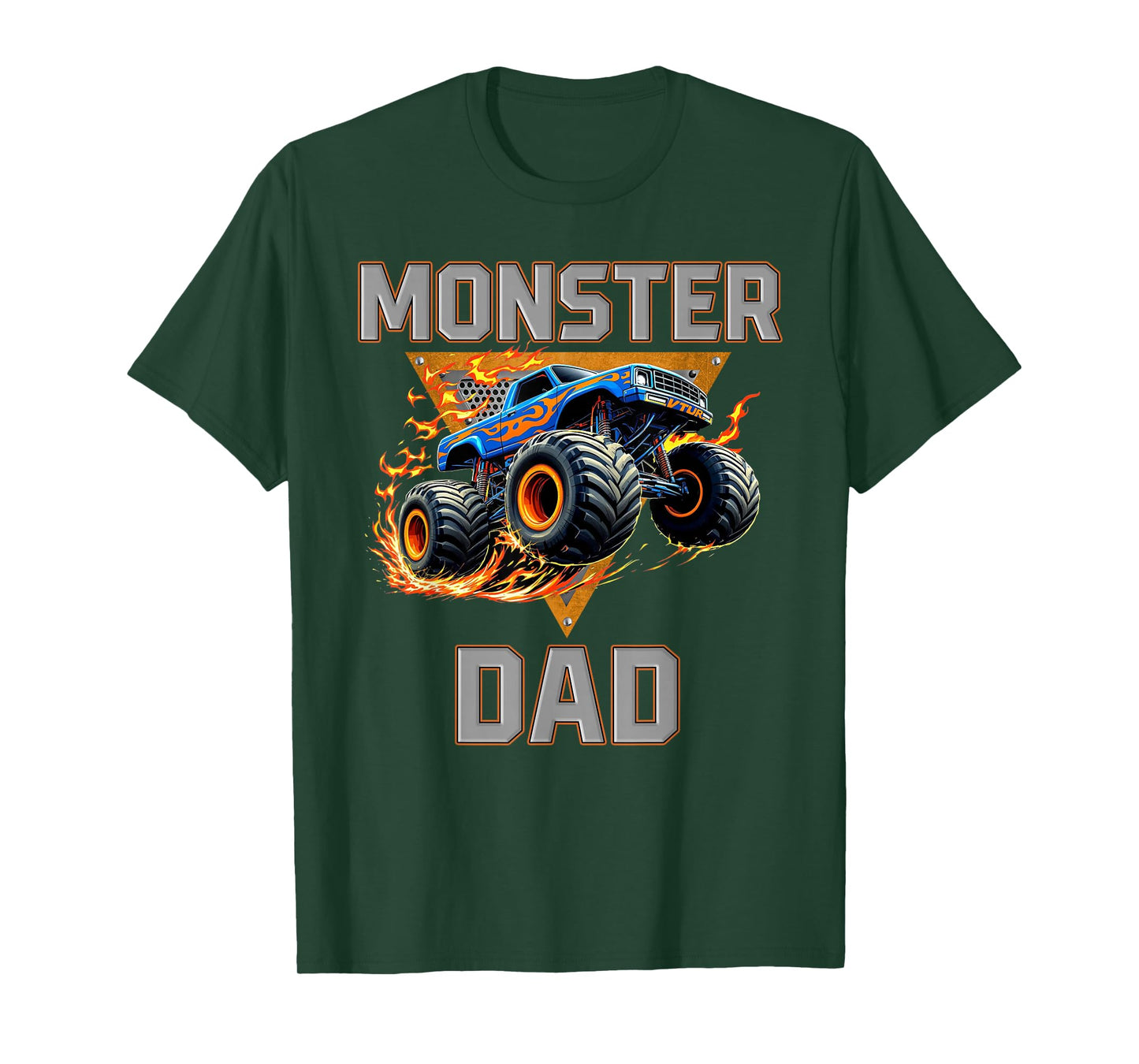 Monster Truck Dad Fathers Day Monster Truck T-Shirt