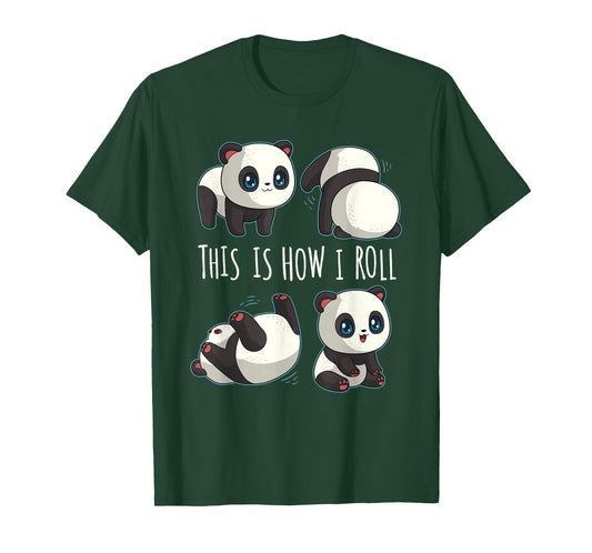 Cute Panda Shirts for Girls Little Bear Panda Gifts T-Shirt