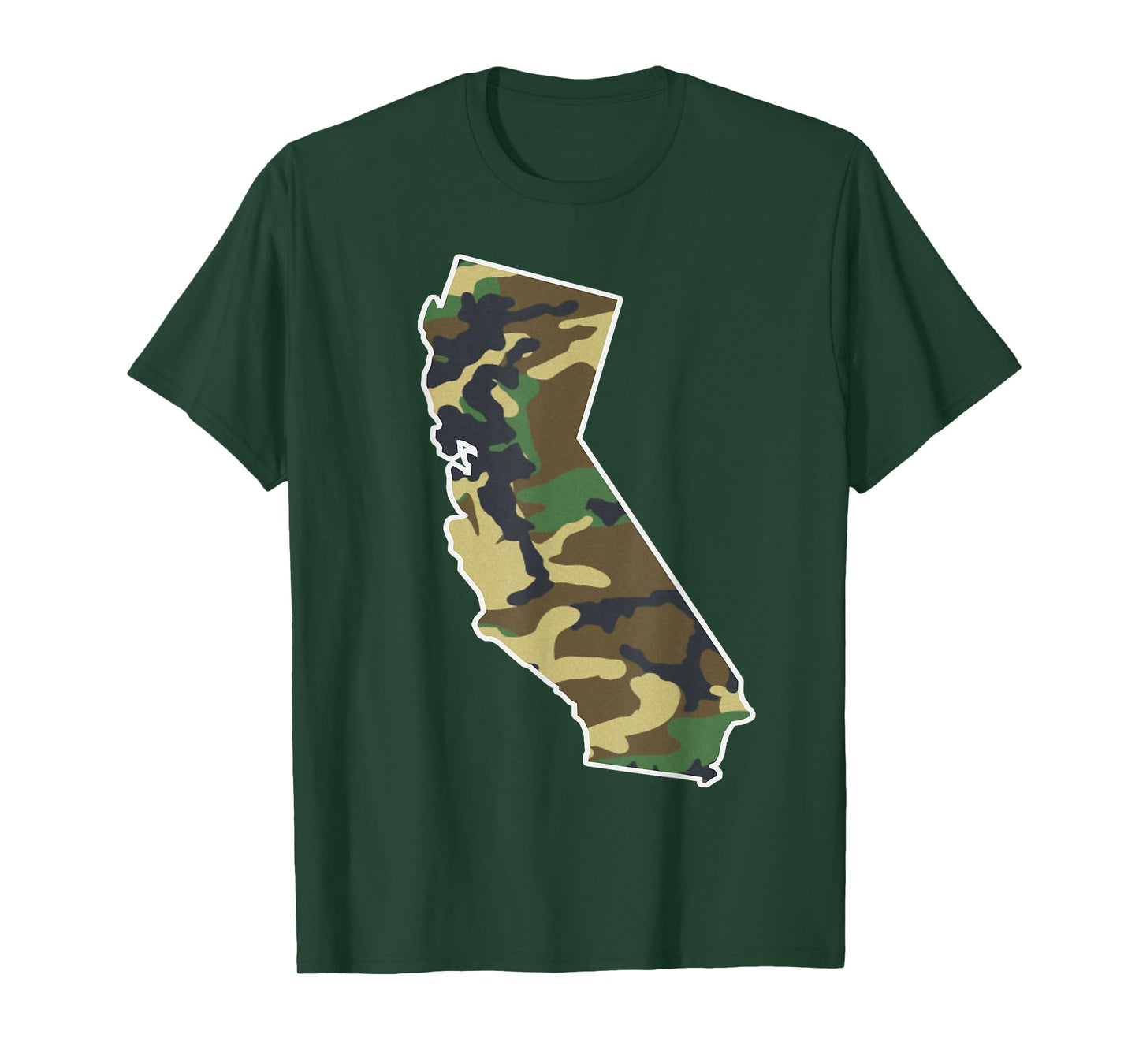 Cali Camo California Pride State Map Shirt