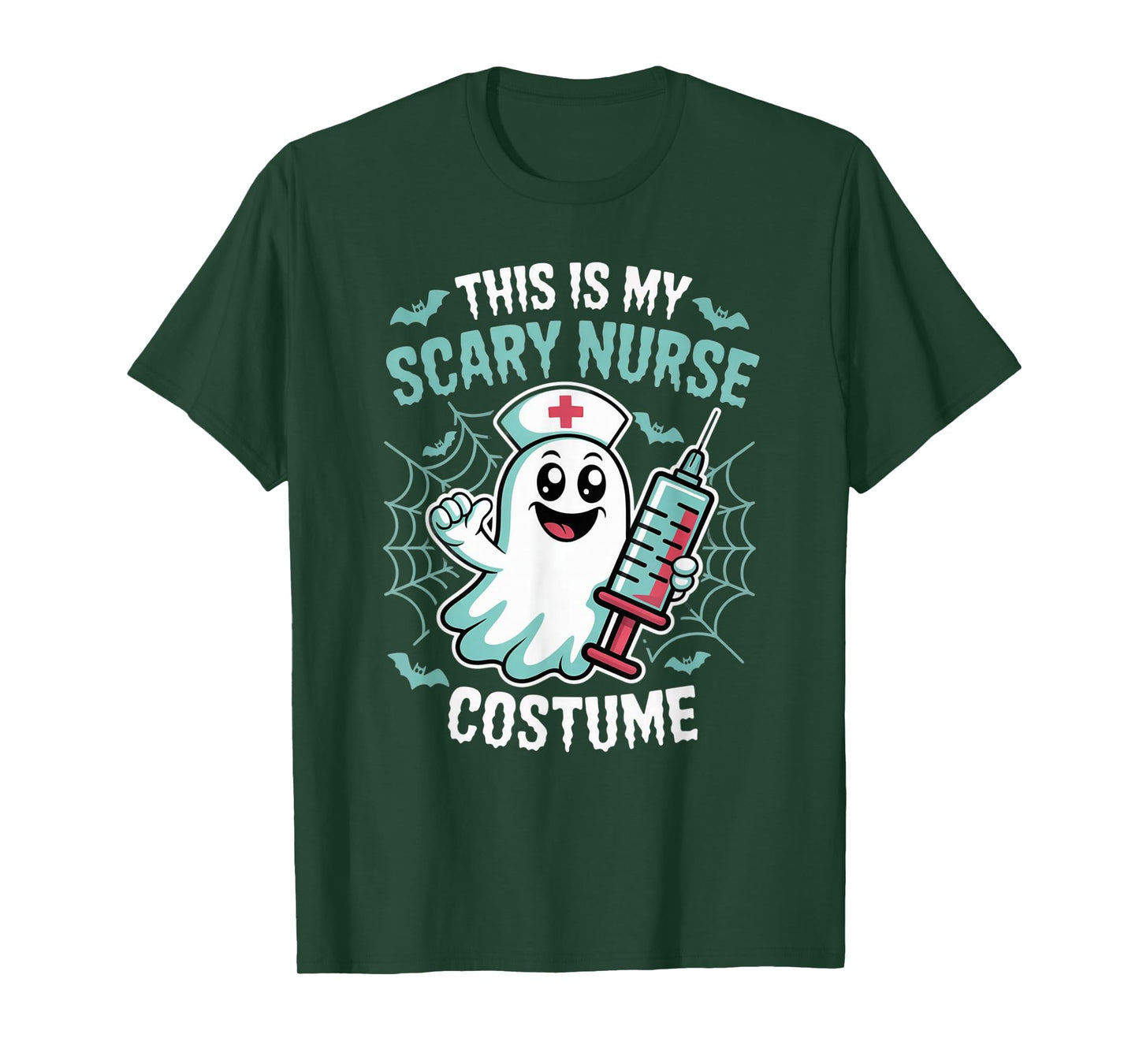 Halloween My Scary Nurse Costume Nurses who Loves Nursing T-Shirt