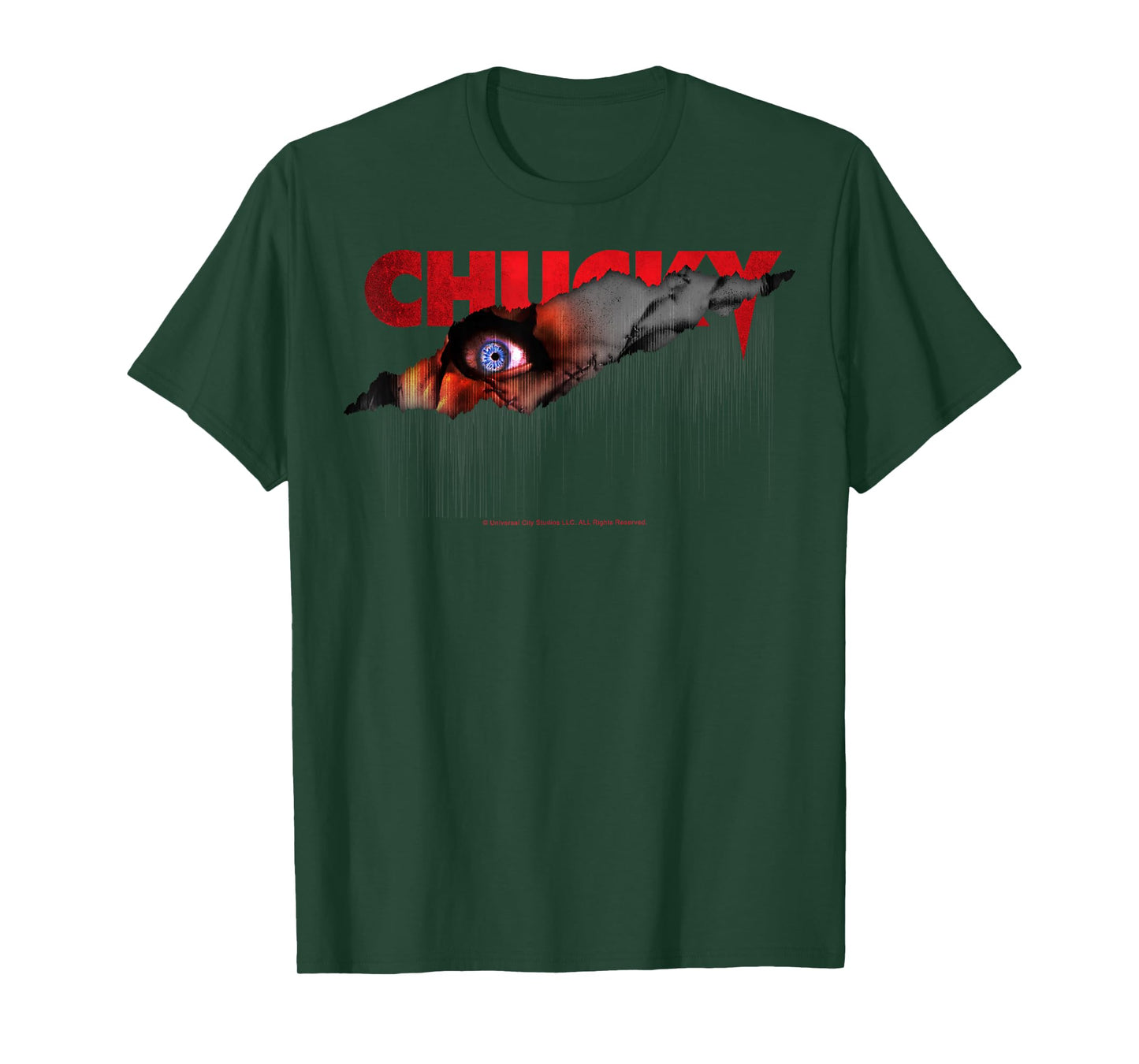Chucky Shining Blue Eyeball Horror T-Shirt