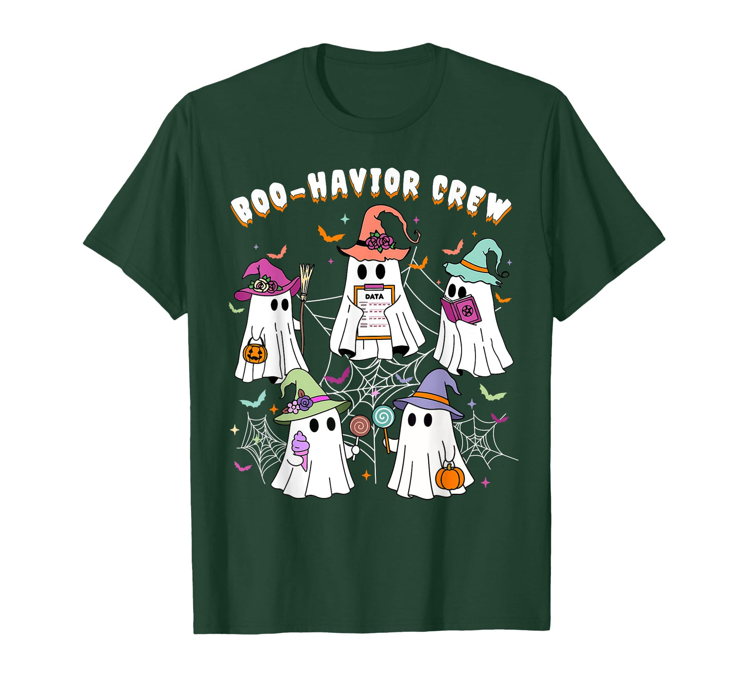 Boo-Havior Crew Behavior Analyst ABA Funny Ghost Halloween T-Shirt
