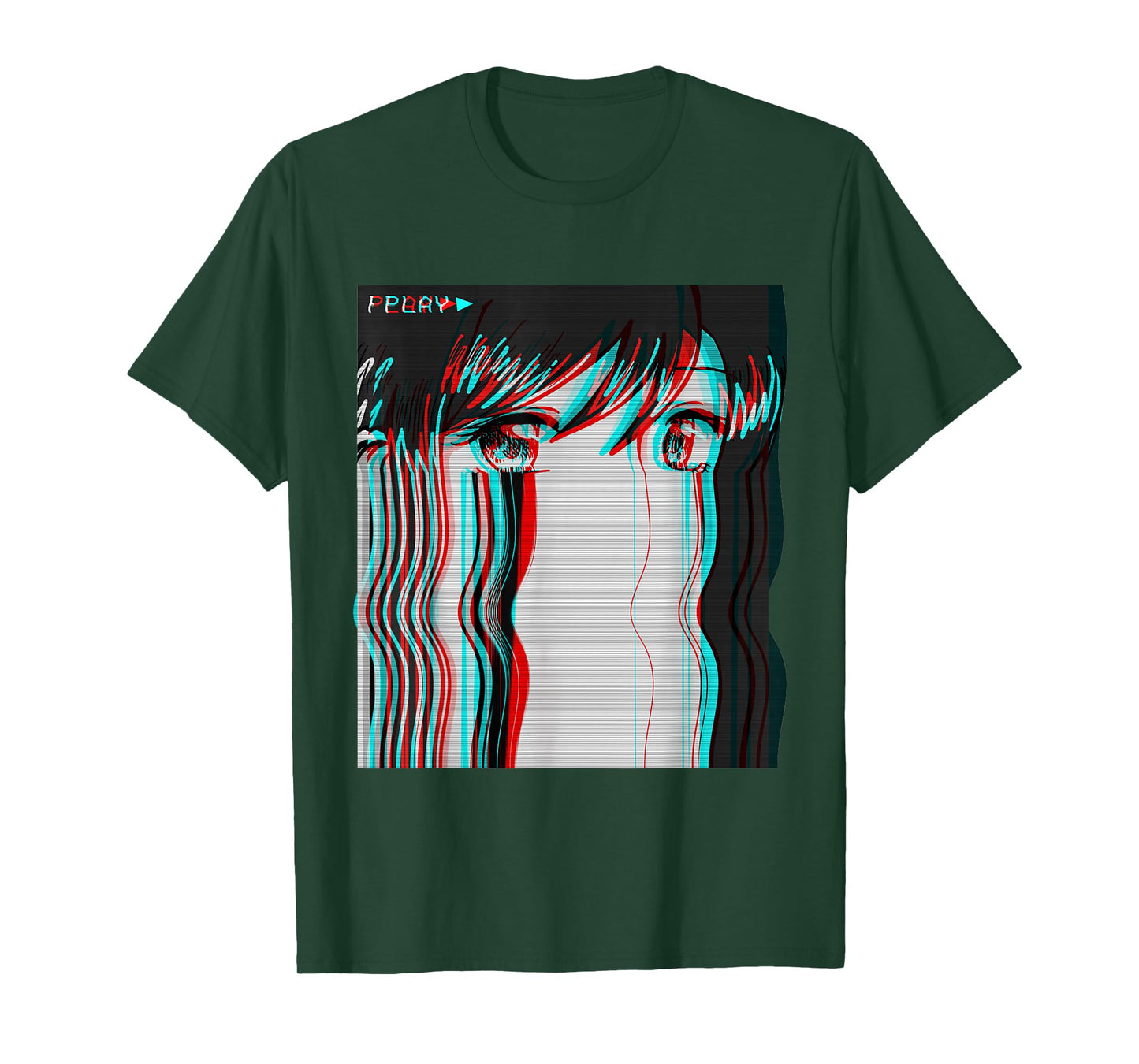 Vaporwave Aesthetic Sad Anime Girl Retro Eboy Egirl Harajuku T-Shirt