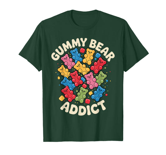 Funny Gummy Bear Art for Men Women Kids Candy Bears Gummies T-Shirt