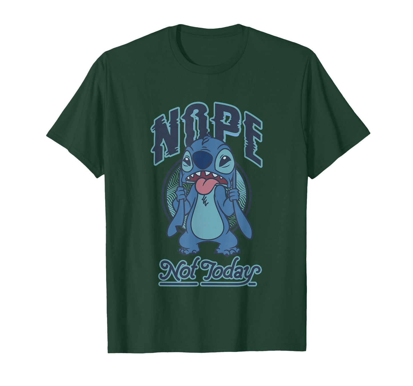 Disney Lilo & Stitch Nope Not Today Grumpy Stitch T-Shirt