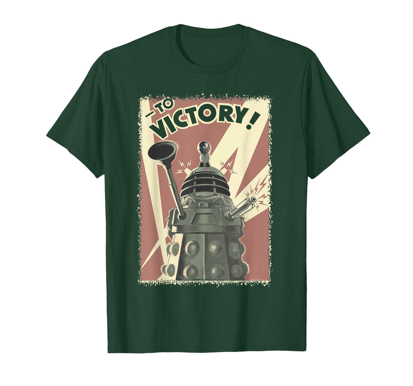 Doctor Who Propoganda Dalek Sci-Fi Fan 60th Anniversary T-Shirt