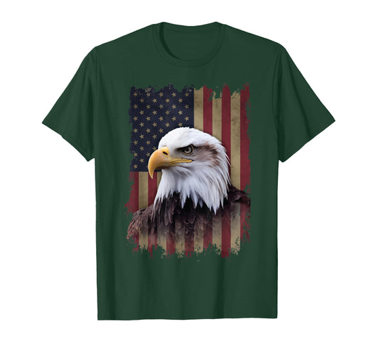Eagle USA Flag 4th Of July America T-Shirt