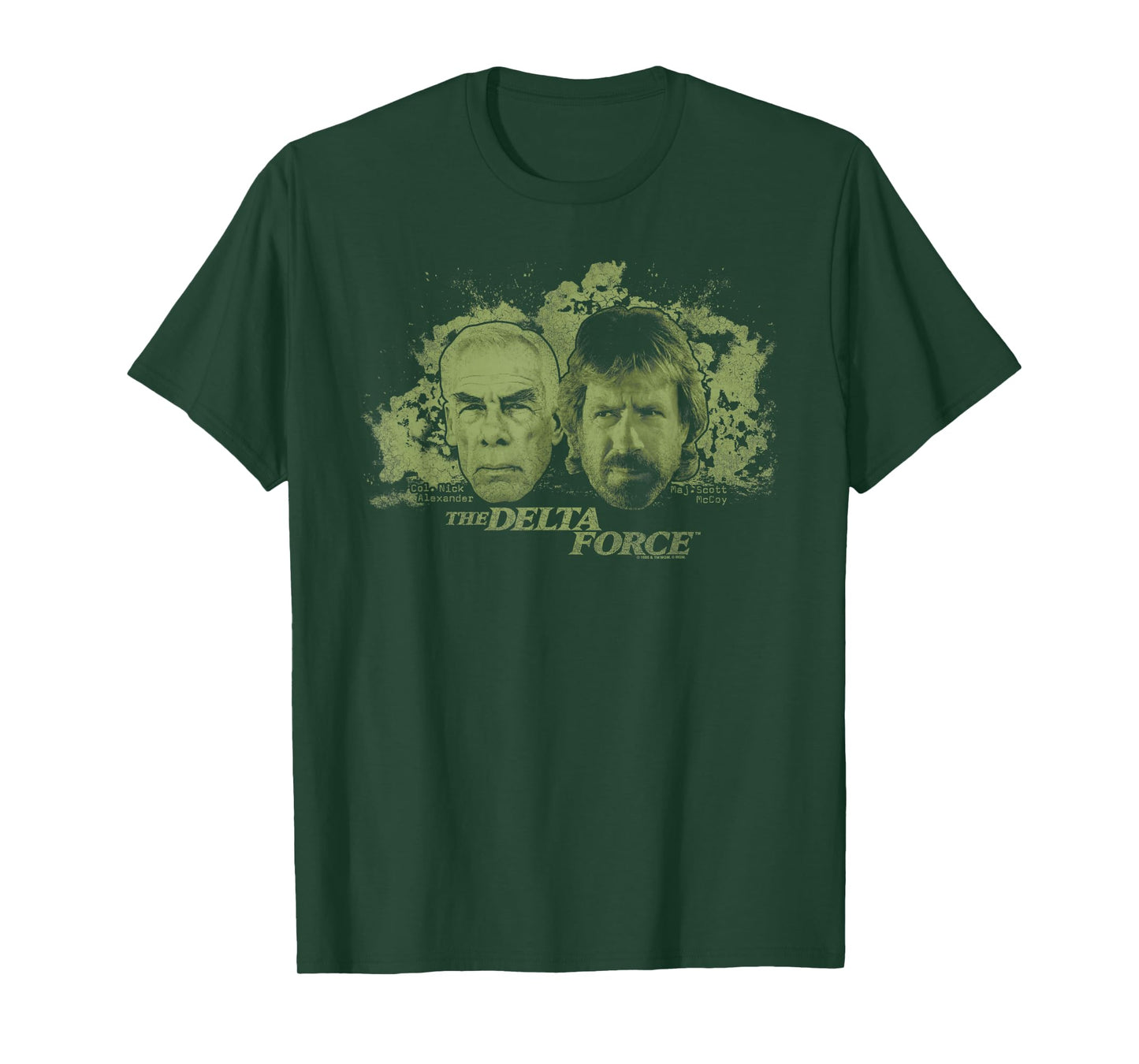 The Delta Force Black Cotton Polyester T-Shirt, Men's Unisex-Adults Regular Fit Crew Neck Short Sleeve, Small, Classic Themed T-Shirt