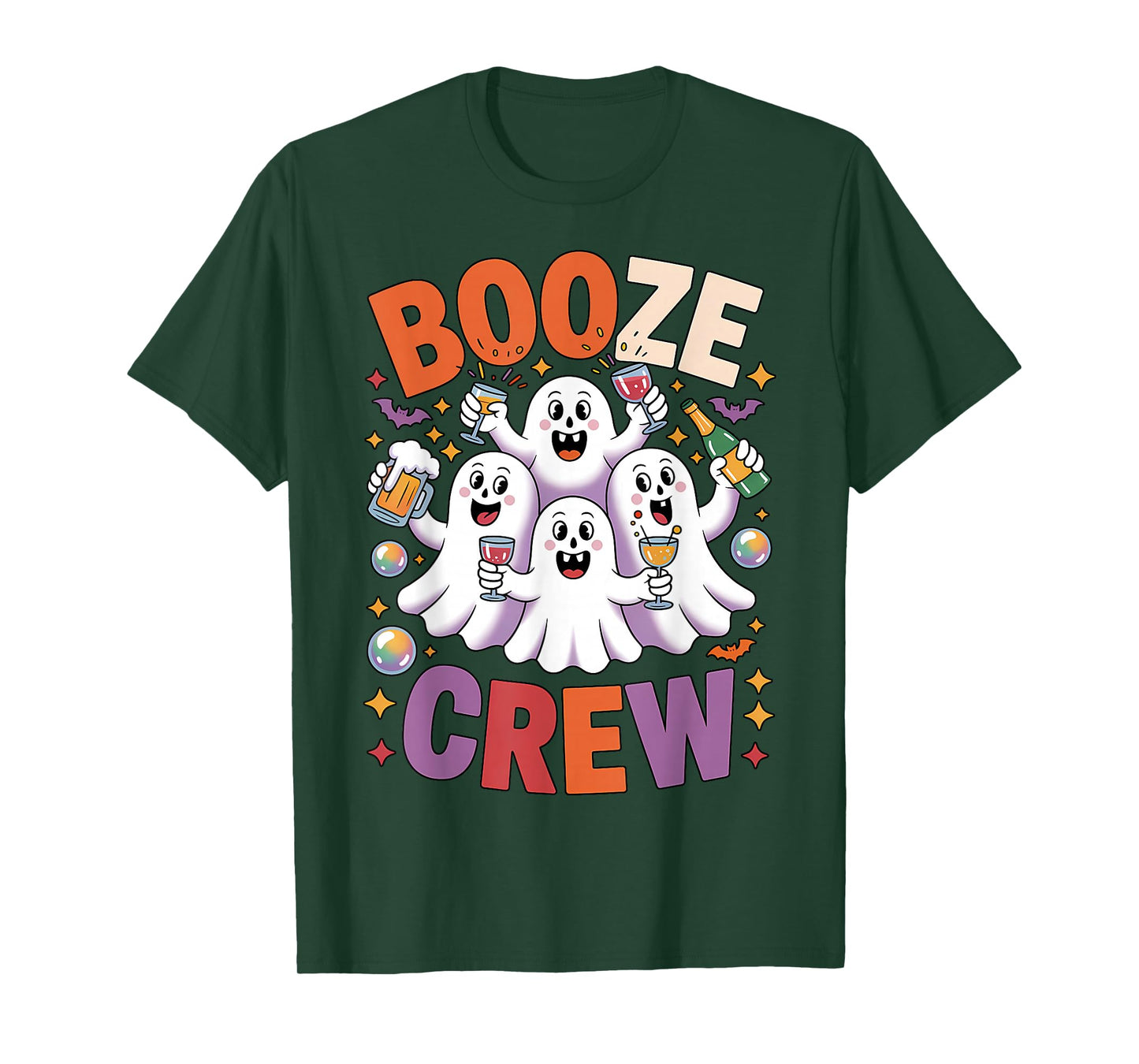 Booze Crew Halloween Drinking Group Costume T-Shirt