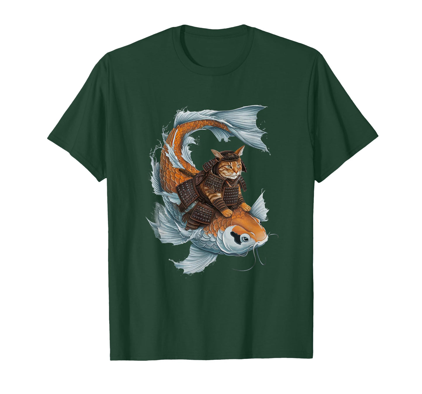 Samurai Cat Ninja Aesthetic Japanese Katana Tokyo culture T-Shirt
