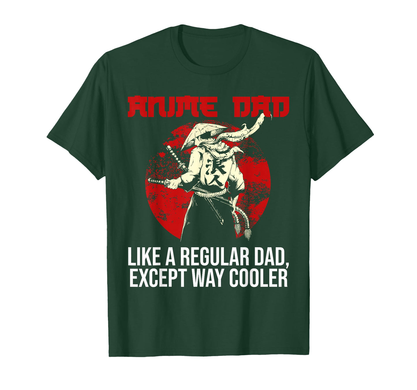 Anime DAd Like A Regular Dad Except Way Cooler Noodles Anime T-Shirt, Black, Small