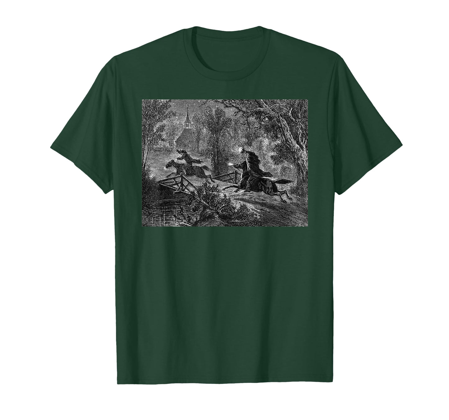 Ichabod Crane Legend of Sleepy Hollow Headless Horseman T-Shirt