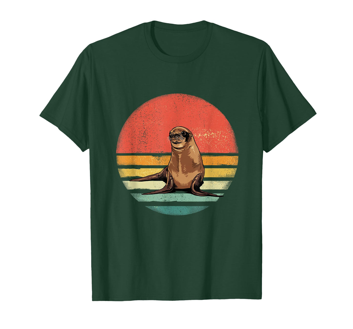 Retro Vintage Sea Lion Animal Lover T-Shirt