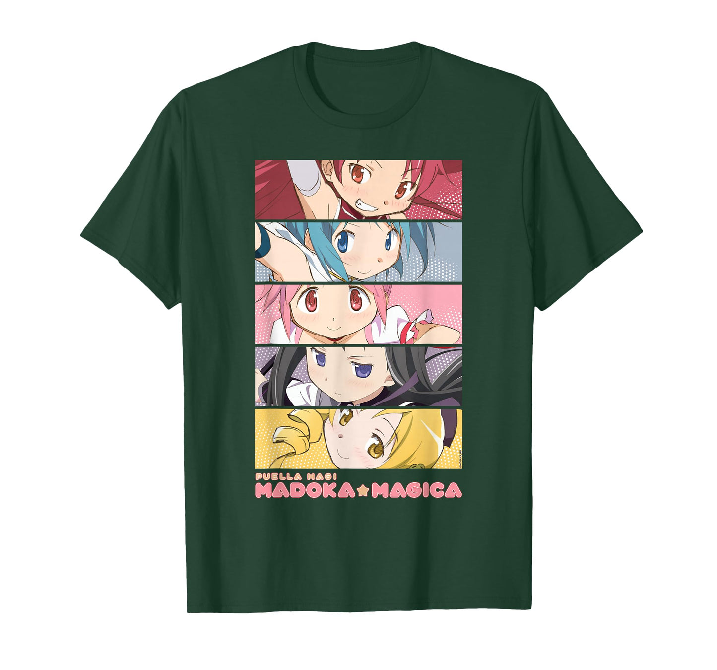 Puella Magi Madoka & Co Anime Panels T-Shirt