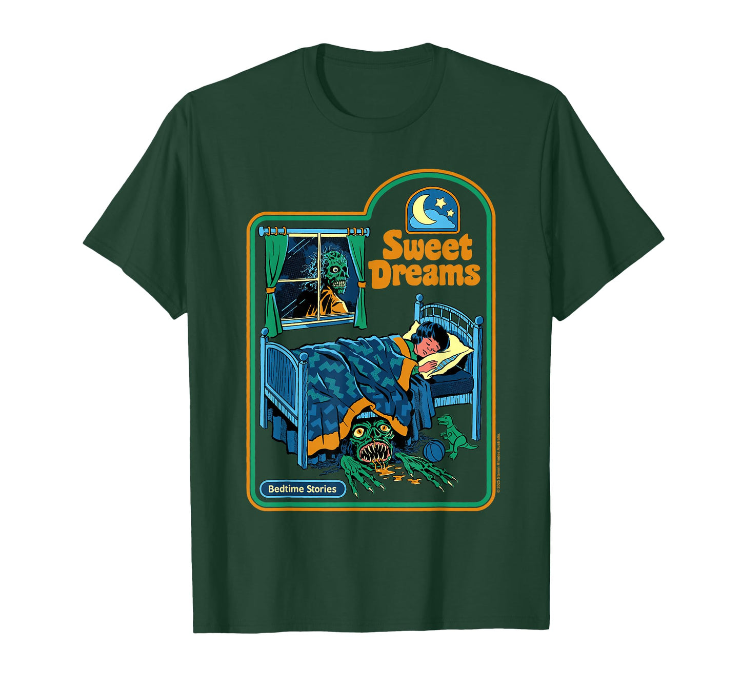 Sweet Dreams Monster Sarcastic Retro Funny Adult Humor T-Shirt