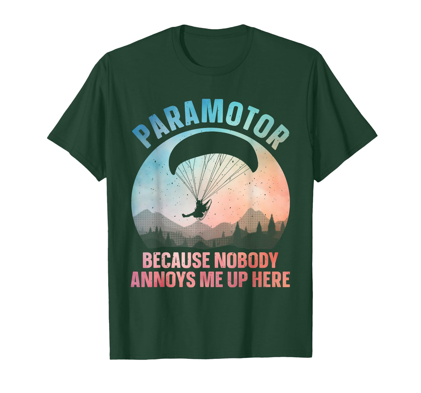Cool Paramotor Art For Men Women Paragliding Lover Paramotor T-Shirt