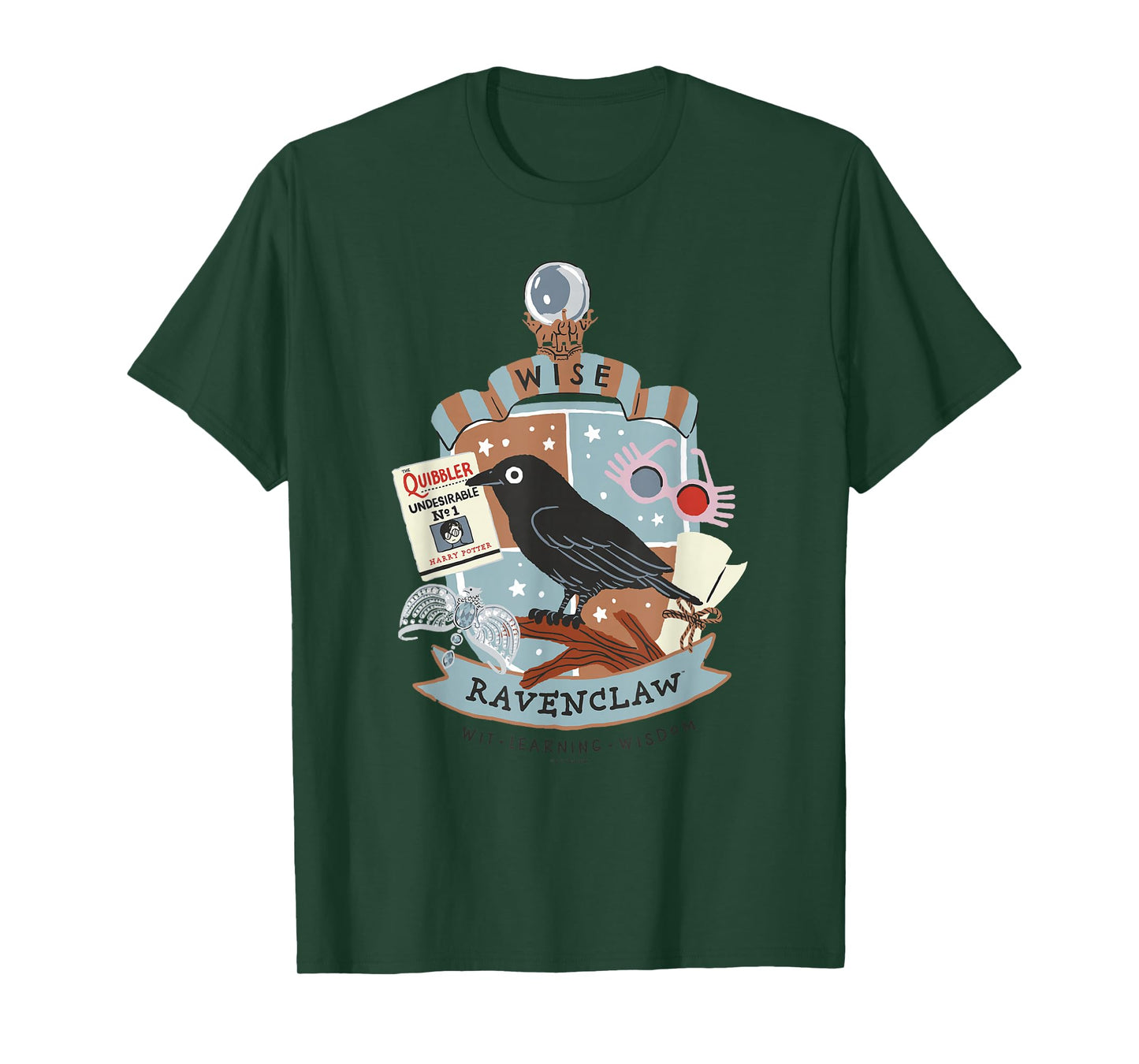 Harry Potter: Deathly Hallows 2 Wise Ravenclaw Badge T-Shirt