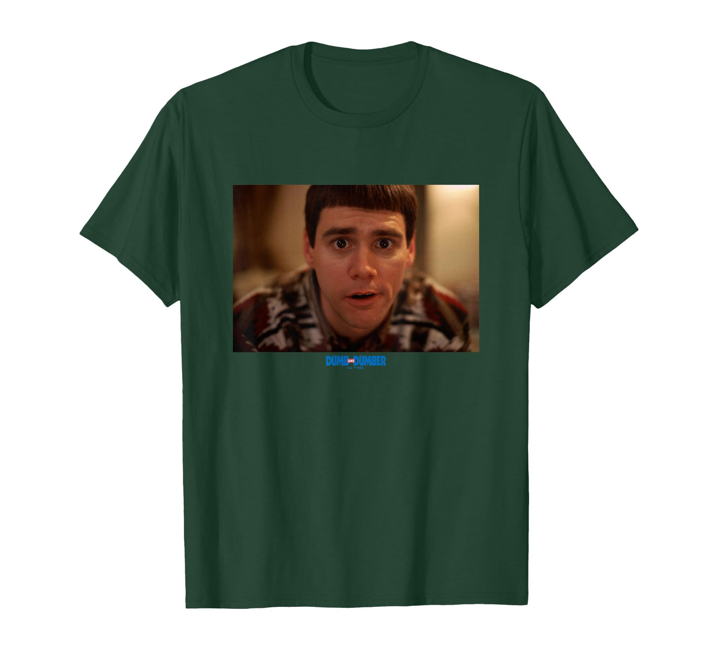 Dumb and Dumber Iconic Lloyd Christmas Big Chest Portrait T-Shirt