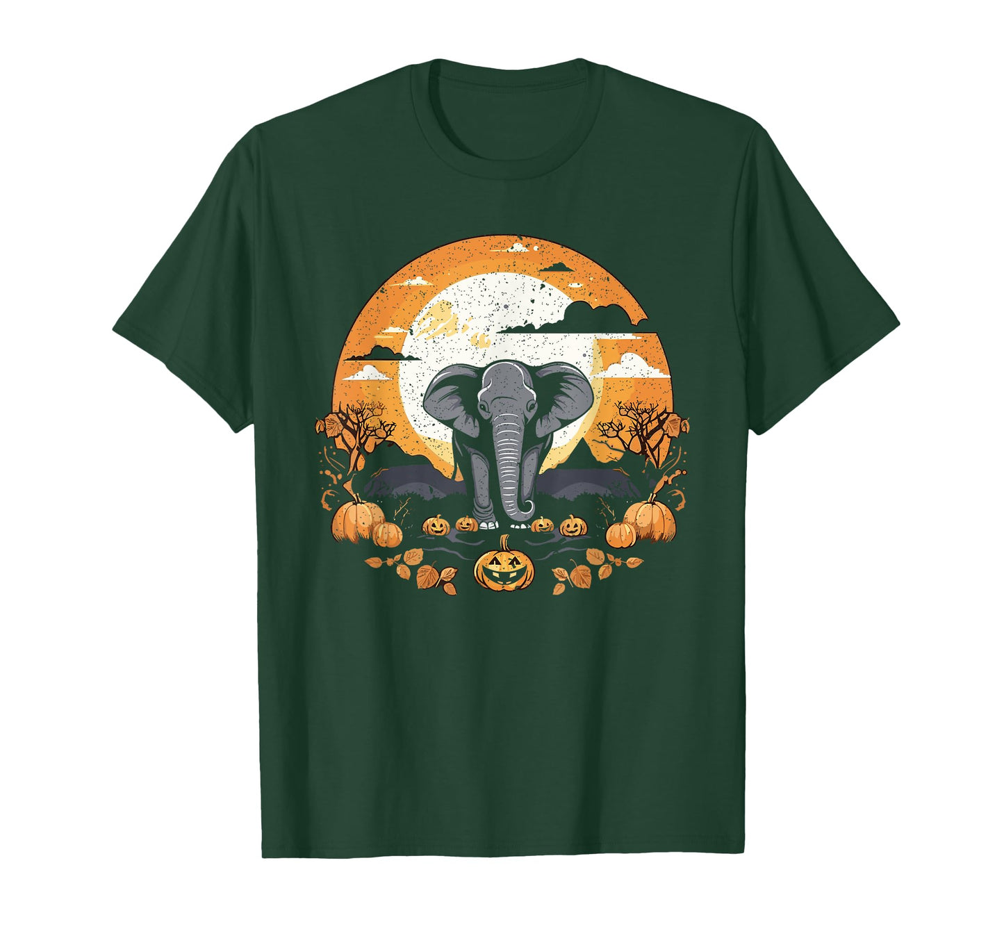 Elephant Halloween Safari Trick Or Treat Spooky Animal T-Shirt