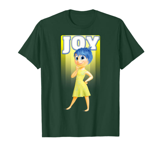 Disney Pixar Inside Out Joy Sunny Retro Portrait Logo T-Shirt