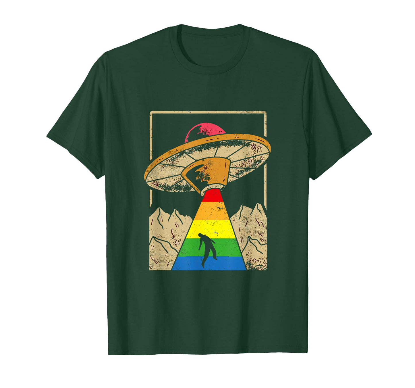Alien Abduction Gay Pride Gaylien Lgbt T-Shirt