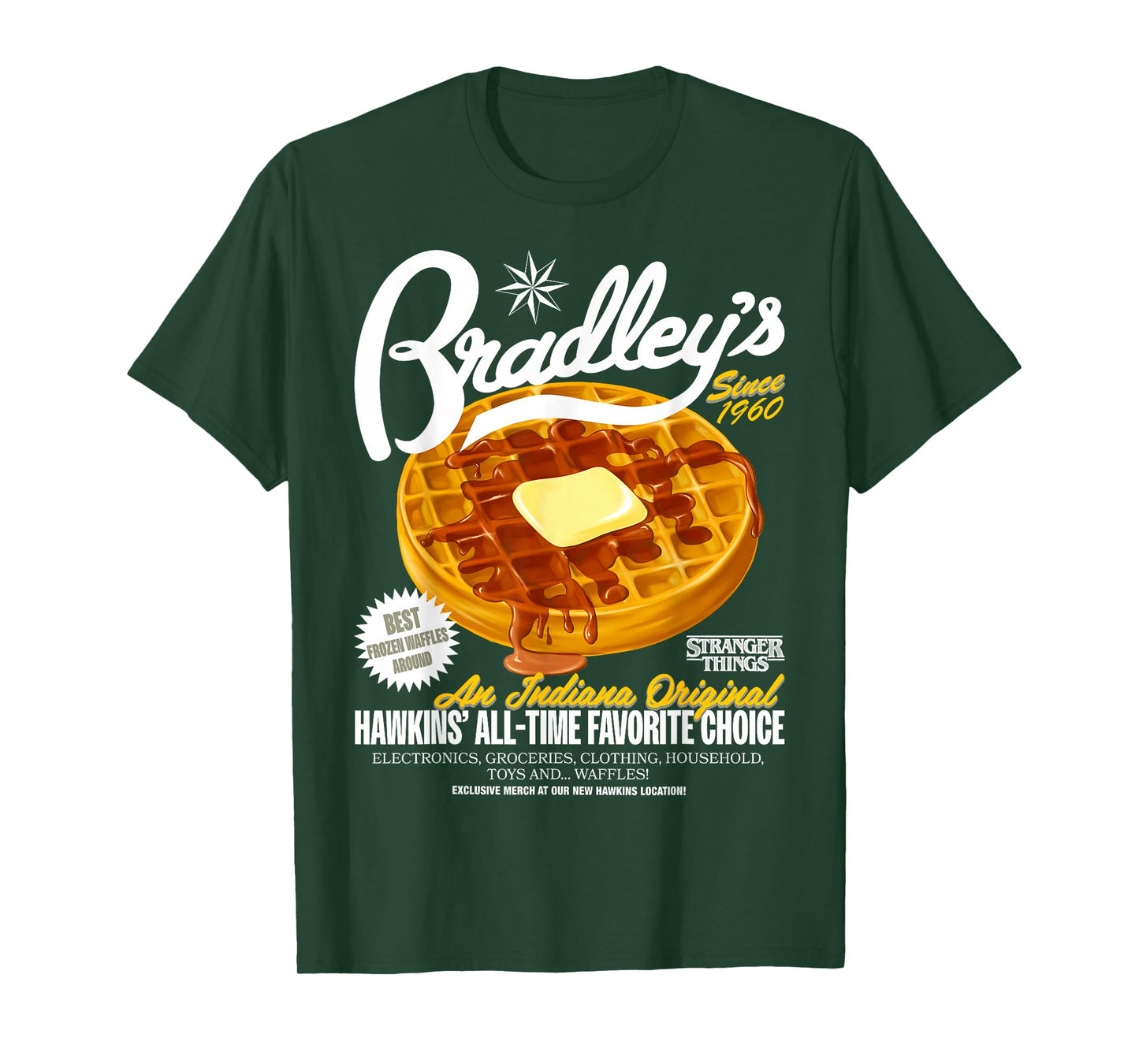 Stranger Things Season 5 Bradley's Best Frozen Waffles T-Shirt