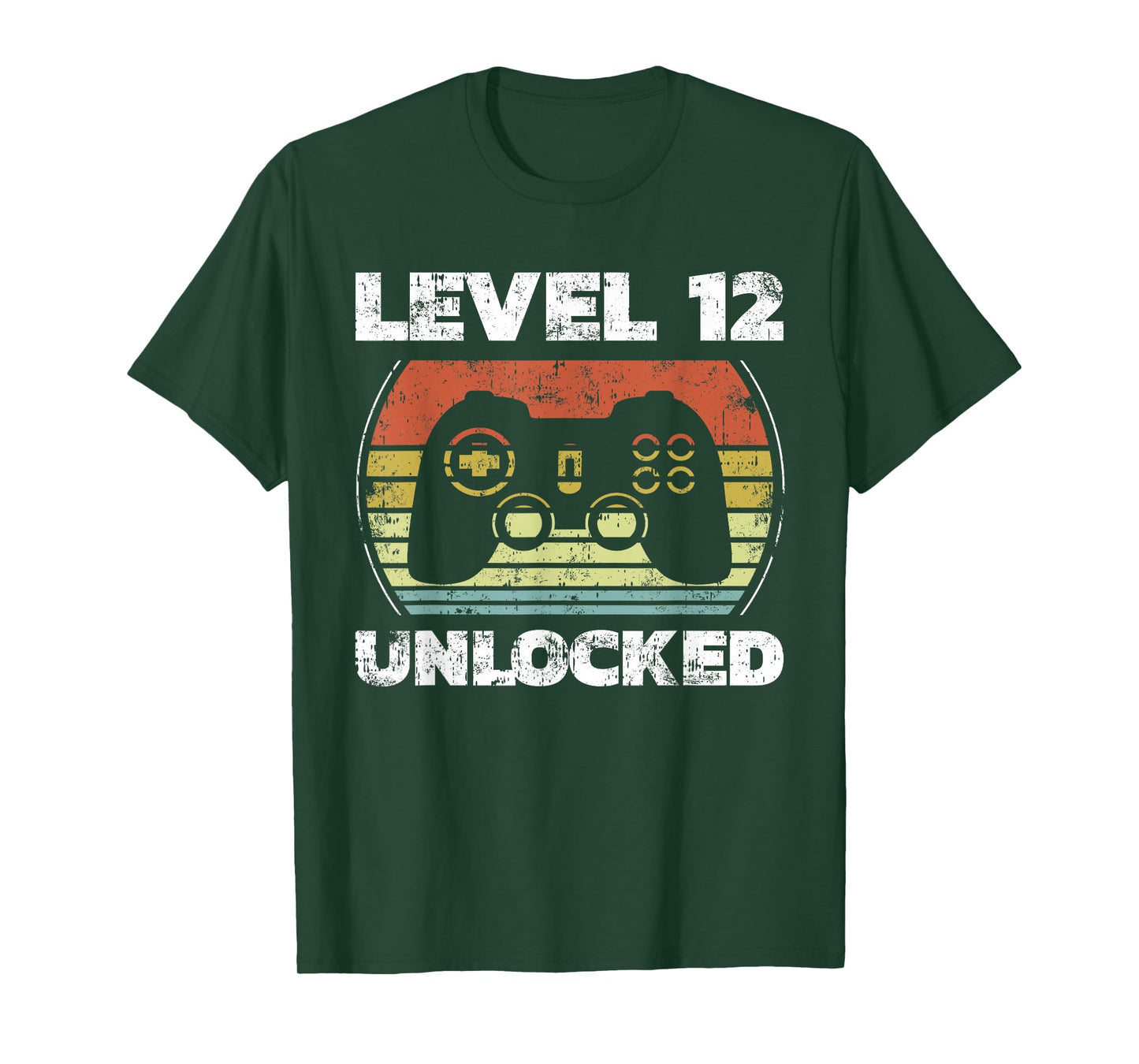 Level 12 Unlocked Funny Video Gamer 12th Birthday T-Shirt