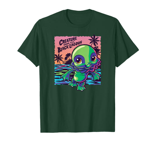 Universal Monsters Creature from the Black Lagoon Kawaii T-Shirt