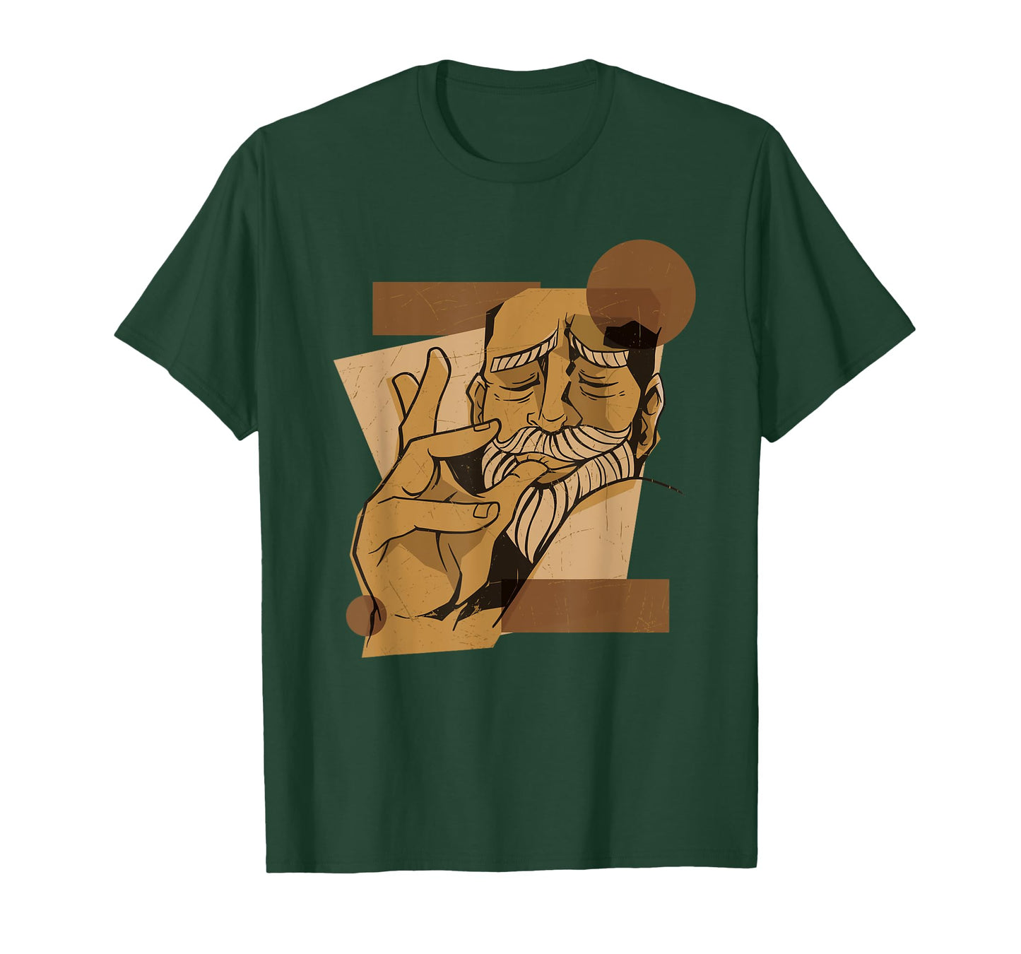 Man Licking Fingers Lick Food Delicious Cartoon T-Shirt