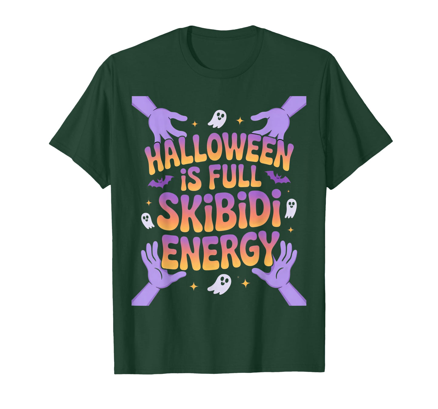 Funny Middle School Generation Alpha Gen A Slang Halloween T-Shirt