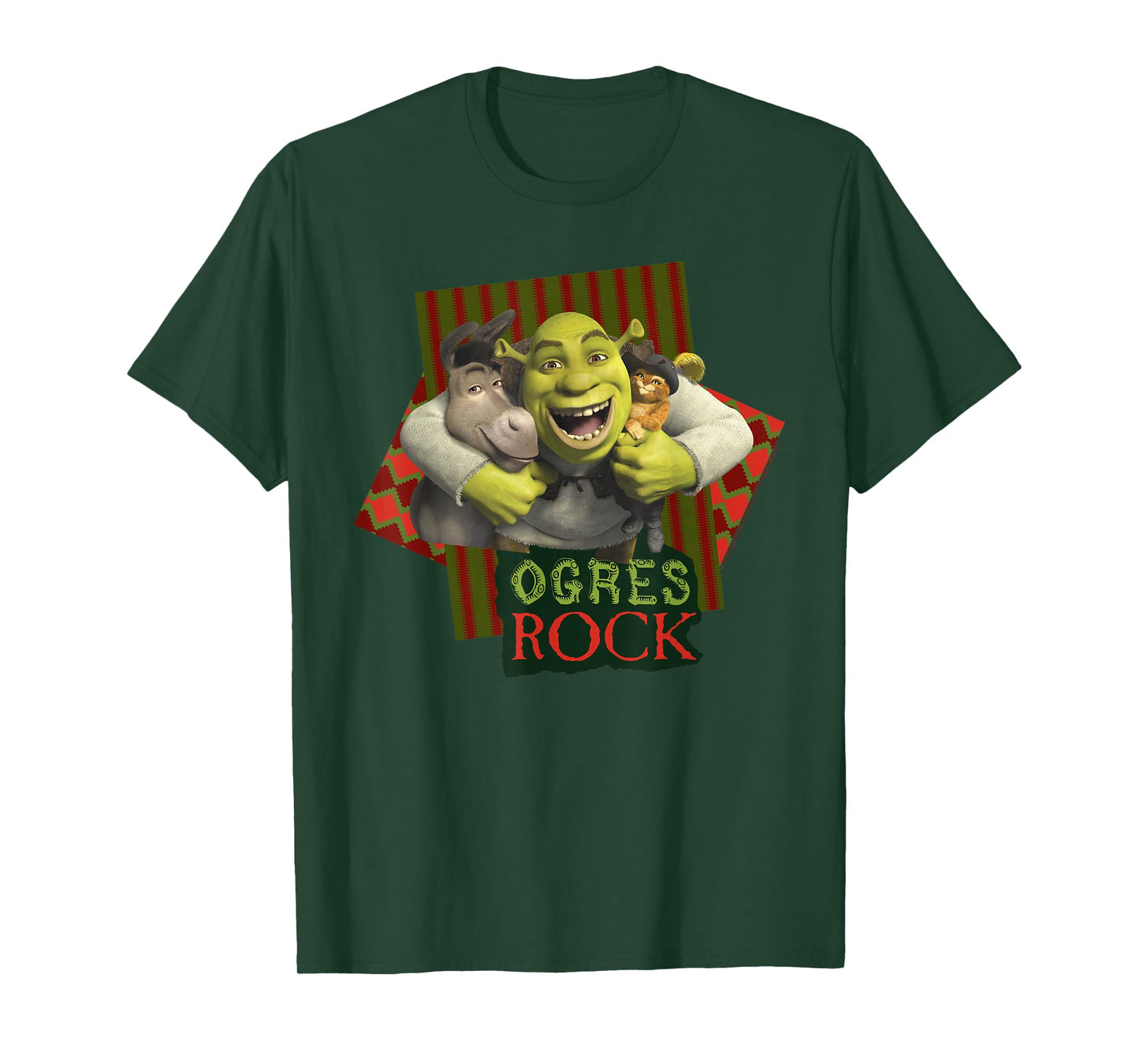 Shrek The Third Ogres Rock Best Friends Group T-Shirt