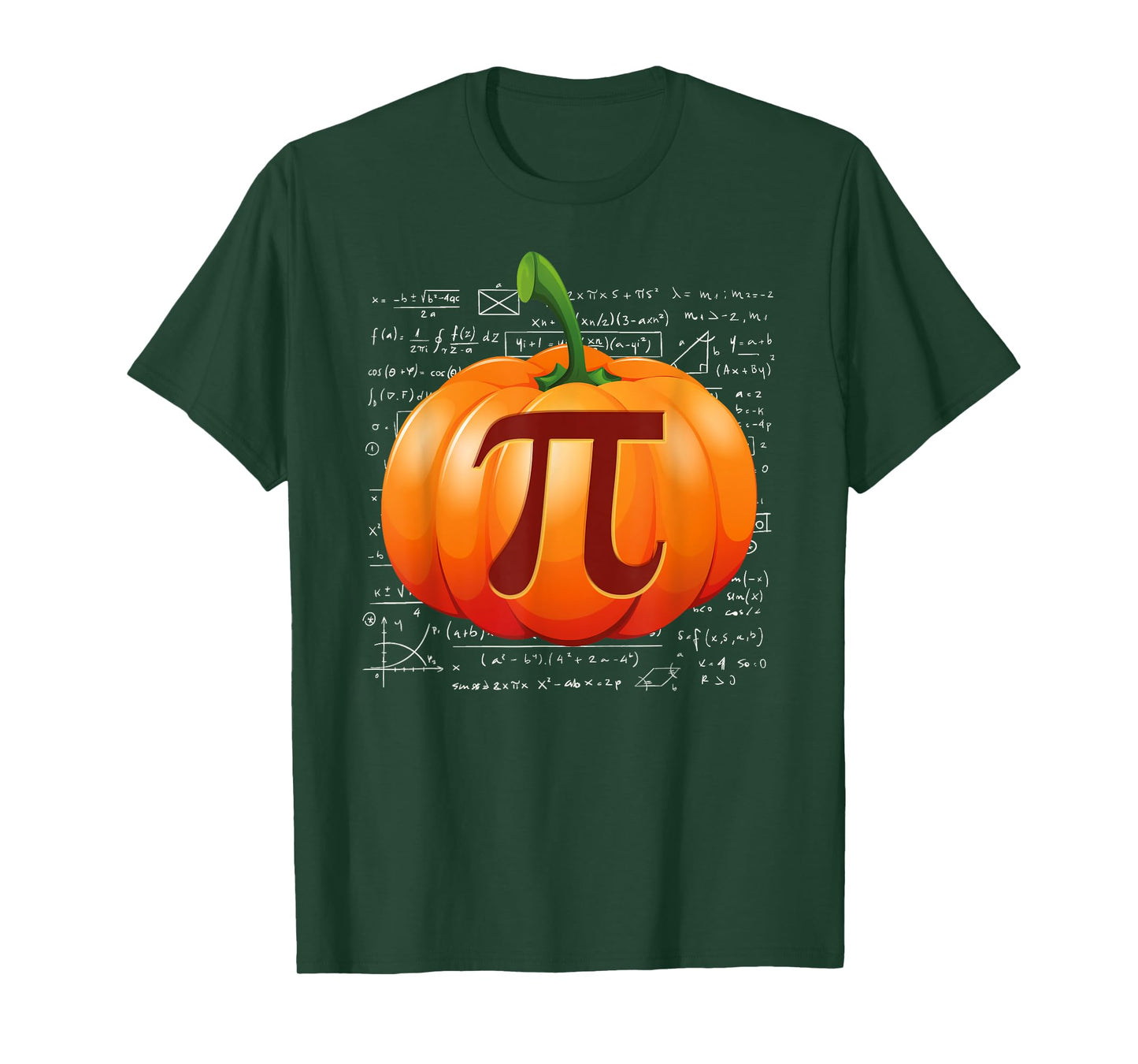 Pumpkin Pie Math I Funny Halloween Thanksgiving Pi Day T-Shirt