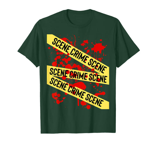 Crime Scene Investigation Tape Design T-Shirt