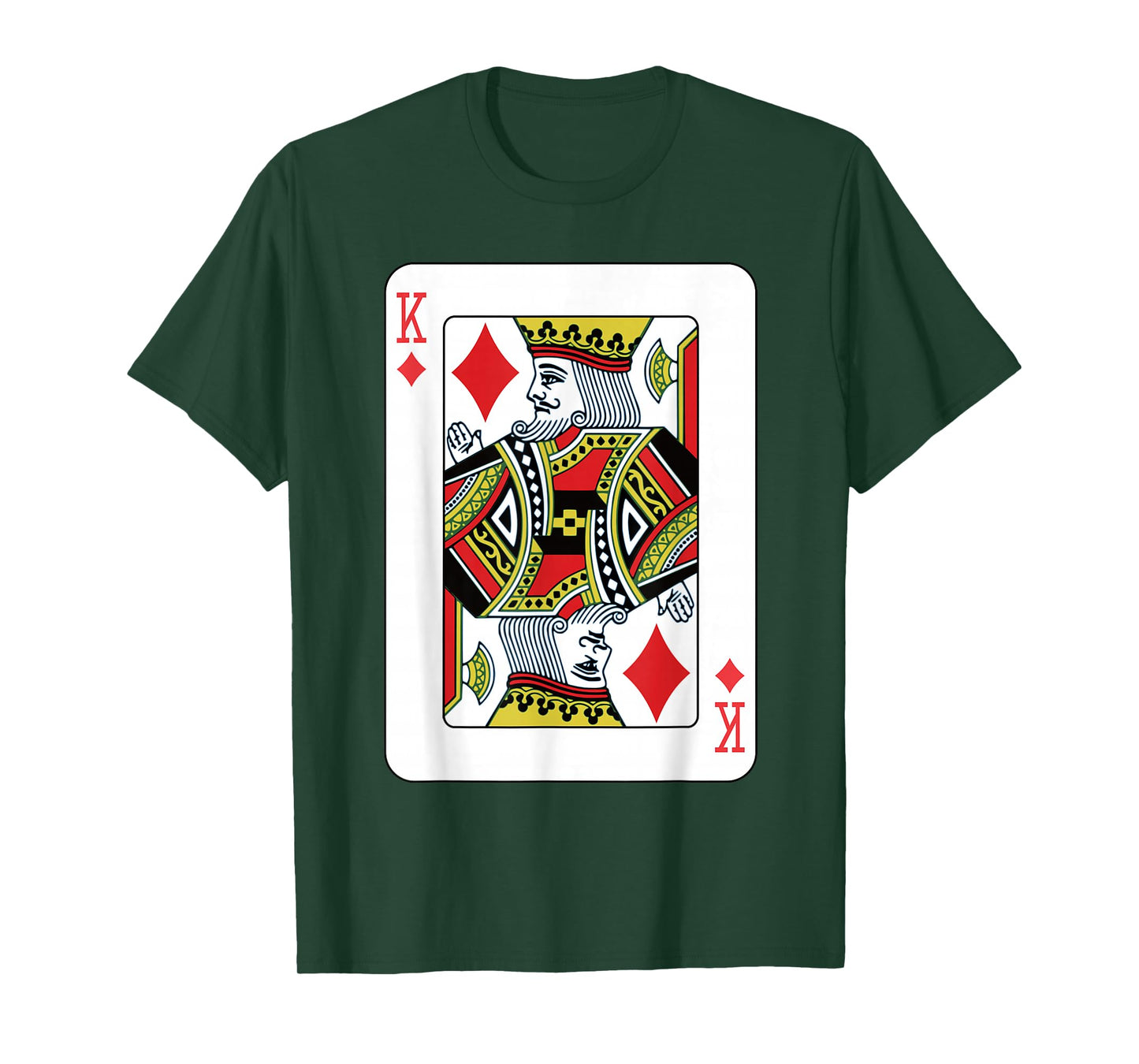 King of Diamonds Playing Card Poker T-Shirt