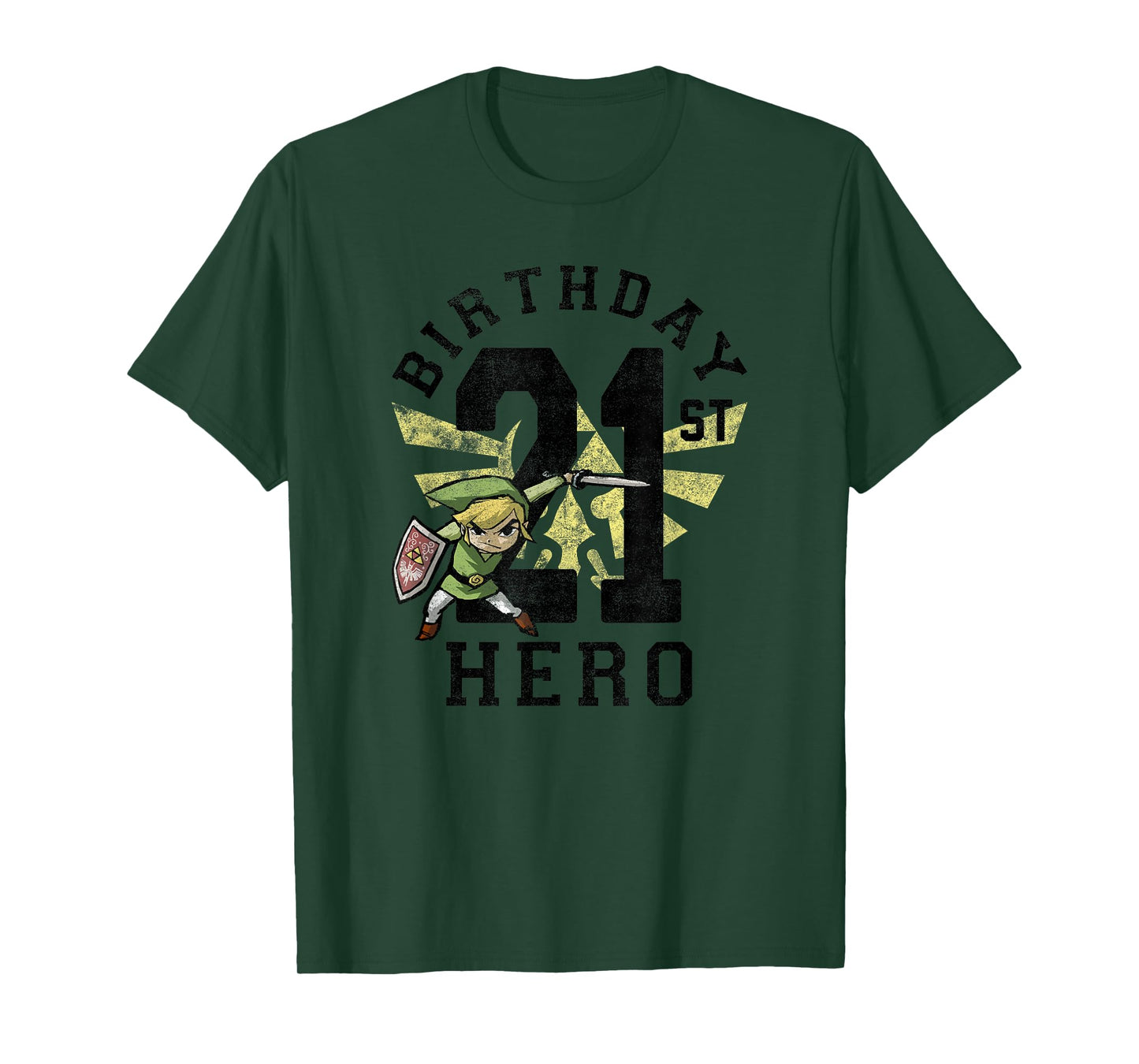 The Legend of Zelda: The Wind Waker 21st Birthday Link T-Shirt