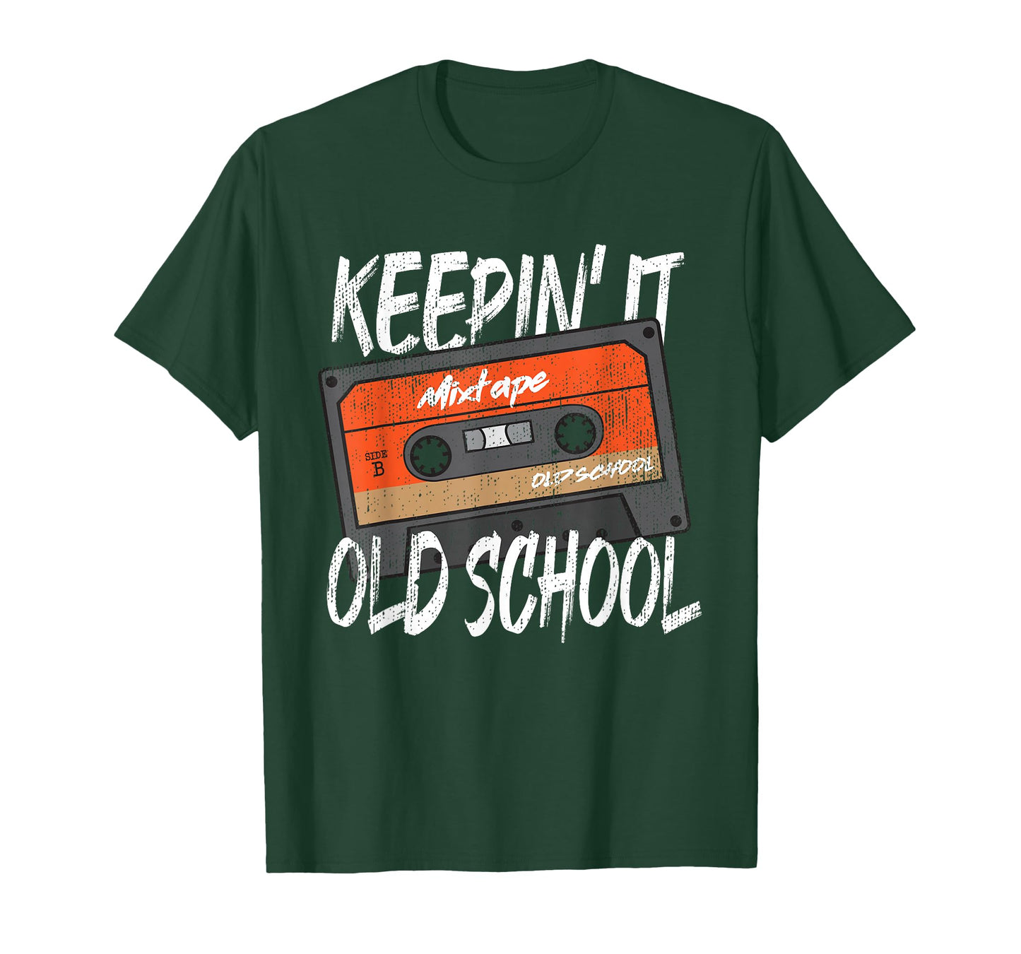 Old School Hip Hop 80s 90s Vintage Mixtape Cassette Tape T-Shirt