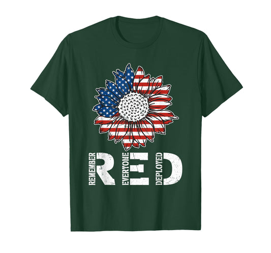 RED Friday Remember Everyone Deployed RED T-Shirt